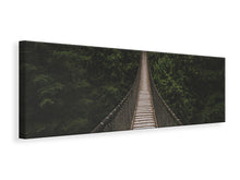 Laden Sie das Bild in den Galerie-Viewer, Leinwandbild Panorama Spannende Brücke