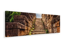 Laden Sie das Bild in den Galerie-Viewer, Leinwandbild Panorama Steintreppe
