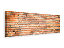 Laden Sie das Bild in den Galerie-Viewer, Leinwandbild Panorama Wand aus Steinen