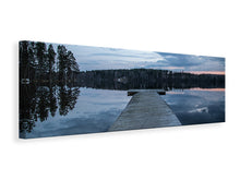 Laden Sie das Bild in den Galerie-Viewer, Leinwandbild Panorama Zum anderen Ufer