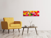 Laden Sie das Bild in den Galerie-Viewer, Leinwandbild Panorama Bunte Bonbons