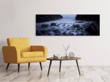 Laden Sie das Bild in den Galerie-Viewer, Leinwandbild Panorama Die Mystik des Meeres