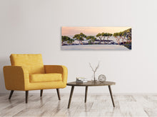 Laden Sie das Bild in den Galerie-Viewer, Leinwandbild Panorama Die Landschaft am Meer