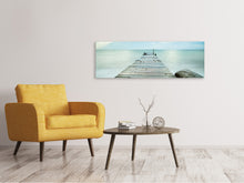 Laden Sie das Bild in den Galerie-Viewer, Leinwandbild Panorama Ein Platz der Stille