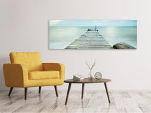 Laden Sie das Bild in den Galerie-Viewer, Leinwandbild Panorama Ein Platz der Stille