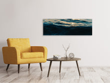 Laden Sie das Bild in den Galerie-Viewer, Leinwandbild Panorama Die Wasseroberfläche