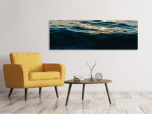 Laden Sie das Bild in den Galerie-Viewer, Leinwandbild Panorama Die Wasseroberfläche