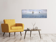 Laden Sie das Bild in den Galerie-Viewer, Leinwandbild Panorama Piratenschiffe