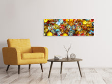 Laden Sie das Bild in den Galerie-Viewer, Leinwandbild Panorama Glaskugeln