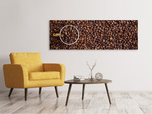 Laden Sie das Bild in den Galerie-Viewer, Leinwandbild Panorama Alles Kaffeebohnen