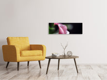 Laden Sie das Bild in den Galerie-Viewer, Leinwandbild Panorama Calla in lila