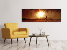 Laden Sie das Bild in den Galerie-Viewer, Leinwandbild Panorama Leidenschaft