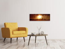 Laden Sie das Bild in den Galerie-Viewer, Leinwandbild Panorama Leidenschaft