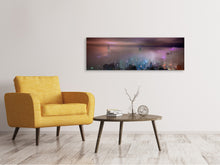 Laden Sie das Bild in den Galerie-Viewer, Leinwandbild Panorama Smog in Hong Kong