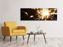 Laden Sie das Bild in den Galerie-Viewer, Leinwandbild Panorama Eine Wunderkerze