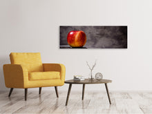 Laden Sie das Bild in den Galerie-Viewer, Leinwandbild Panorama Der Apfel