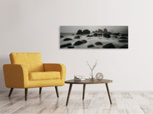 Laden Sie das Bild in den Galerie-Viewer, Leinwandbild Panorama Inspiration Meer