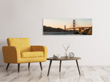 Laden Sie das Bild in den Galerie-Viewer, Leinwandbild Panorama An der Golden Gate Brücke