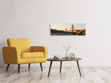 Laden Sie das Bild in den Galerie-Viewer, Leinwandbild Panorama An der Golden Gate Brücke