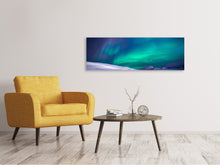 Laden Sie das Bild in den Galerie-Viewer, Leinwandbild Panorama Das Polarlicht