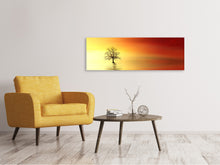 Laden Sie das Bild in den Galerie-Viewer, Leinwandbild Panorama Der Baum im Wasser