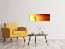 Laden Sie das Bild in den Galerie-Viewer, Leinwandbild Panorama Der Baum im Wasser