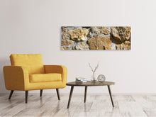 Laden Sie das Bild in den Galerie-Viewer, Leinwandbild Panorama XL Steine