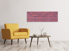 Laden Sie das Bild in den Galerie-Viewer, Leinwandbild Panorama Lackierte Klinkersteine
