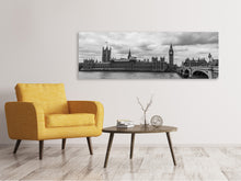 Laden Sie das Bild in den Galerie-Viewer, Leinwandbild Panorama Wolken über London