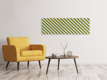 Laden Sie das Bild in den Galerie-Viewer, Leinwandbild Panorama Streifen von Stoff