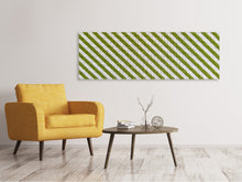 Laden Sie das Bild in den Galerie-Viewer, Leinwandbild Panorama Streifen von Stoff