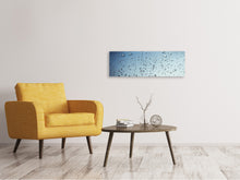 Laden Sie das Bild in den Galerie-Viewer, Leinwandbild Panorama Ein Wand aus Regen