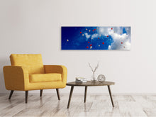 Laden Sie das Bild in den Galerie-Viewer, Leinwandbild Panorama Ein Himmel voller Herzen