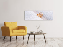 Laden Sie das Bild in den Galerie-Viewer, Leinwandbild Panorama Die Eheringe