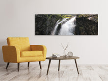 Laden Sie das Bild in den Galerie-Viewer, Leinwandbild Panorama Der Gollinger Wasserfall