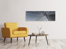 Laden Sie das Bild in den Galerie-Viewer, Leinwandbild Panorama Hängebrücke Close up
