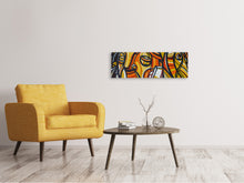 Laden Sie das Bild in den Galerie-Viewer, Leinwandbild Panorama Graffiti Fantasie