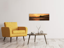 Laden Sie das Bild in den Galerie-Viewer, Leinwandbild Panorama Ein Platz am Strand zum Träumen