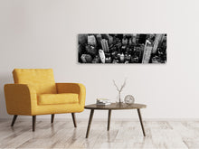 Laden Sie das Bild in den Galerie-Viewer, Leinwandbild Panorama New York von oben