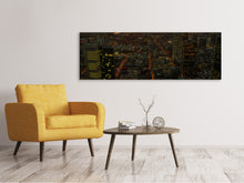 Laden Sie das Bild in den Galerie-Viewer, Leinwandbild Panorama Über den Dächern von Frankfurt