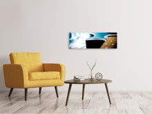 Laden Sie das Bild in den Galerie-Viewer, Leinwandbild Panorama Close up Gitarre