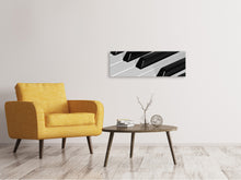 Laden Sie das Bild in den Galerie-Viewer, Leinwandbild Panorama Klaviertasten XL
