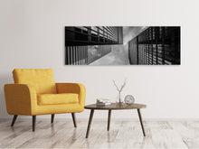 Laden Sie das Bild in den Galerie-Viewer, Leinwandbild Panorama Viele Wolkenkratzer