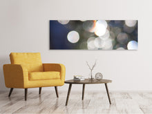 Laden Sie das Bild in den Galerie-Viewer, Leinwandbild Panorama Abstrakte Lichterpunkte