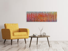 Laden Sie das Bild in den Galerie-Viewer, Leinwandbild Panorama Hinter Glas