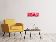 Laden Sie das Bild in den Galerie-Viewer, Leinwandbild Panorama Fröhliches Tulpenfeld