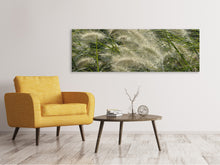 Laden Sie das Bild in den Galerie-Viewer, Leinwandbild Panorama Ziergrass im Wind
