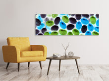 Laden Sie das Bild in den Galerie-Viewer, Leinwandbild Panorama Leuchtende Bonbons