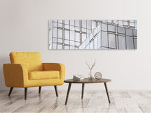 Laden Sie das Bild in den Galerie-Viewer, Leinwandbild Panorama Ein Palast aus Glas
