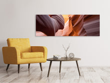 Laden Sie das Bild in den Galerie-Viewer, Leinwandbild Panorama Grossartiger Antelope Canyon